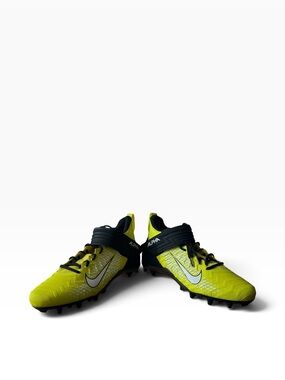 Nike Alpha  Cleats in Neon Yellow and Black